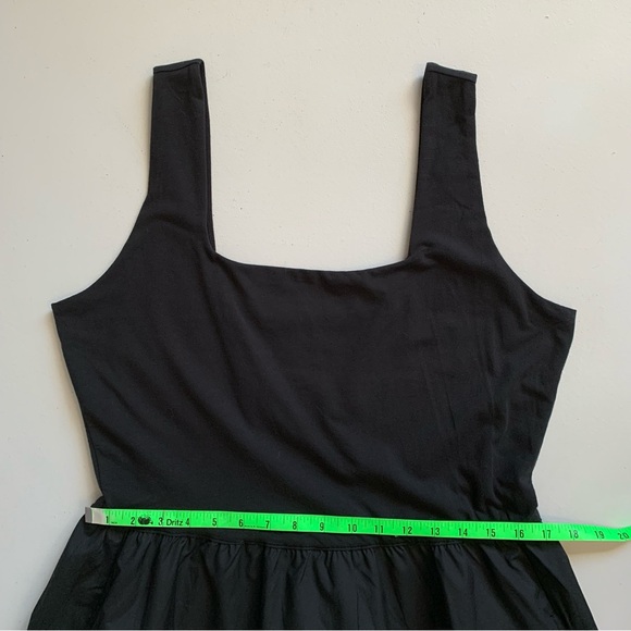 Everlane Size XL Black Supima Jersey Riviera Dress Midi Dress NWOT - Picture 15 of 17